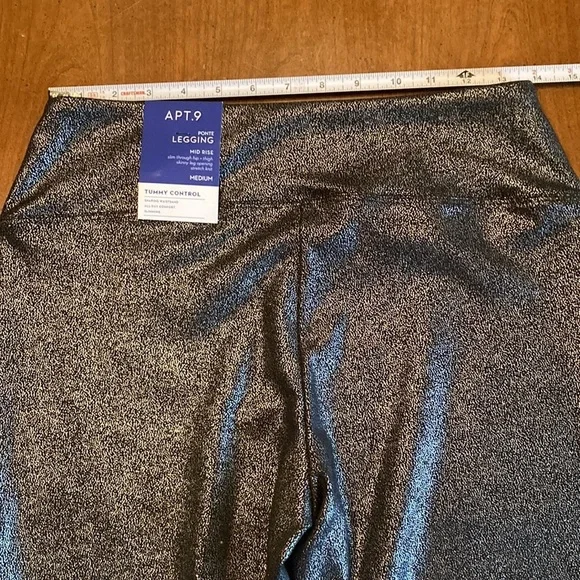 🌸NWT APT 9 Womens Ponte Tummy Control Legging - size Medium - Picture 6 of 10